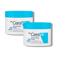 CeraVe Crema Hidratante con úrea SA Smoothing Cream 340g 2 Unidades